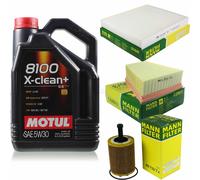 MANN-FILTER Inspection Set Motul 5L 5W-30 Pour VW Polo 1.9 TDI 1.4 Fox