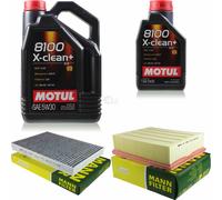 MANN-FILTER Inspection Set Motul 6L 5W-30 Pour Audi A4 2.0 1.6 1.9 TDI