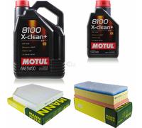 MANN-FILTER Inspection Set Motul 6L 5W-30 Pour Audi A4 Avant 2.0 TDI 1.8 TFSI