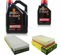 MANN-FILTER Inspection Set Motul 6L 5W-30 Pour Audi Cabriolet 2.6 2.0 E 1.8 80