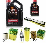 MANN-FILTER Inspection Set Motul 6L 5W-30 Pour BMW 3er 316i