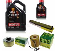 MANN-FILTER Inspection Set Motul 6L 5W-30 Pour BMW 3er Compact 316 TI 318 318i