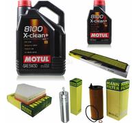 MANN-FILTER Inspection Set Motul 6L 5W-30 Pour BMW 3er Touring 320d 316d