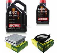 MANN-FILTER Inspection Set Motul 6L 5W-30 Pour BMW X3 XDRIVE20D XDRIVE30D
