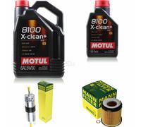 MANN-FILTER Inspection Set Motul 6L 5W-30 Pour BMW X3 XDRIVE20I XDRIVE35I