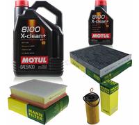 MANN-FILTER Inspection Set Motul 6L 5W-30 Pour Toyota Verso 1.6 D-4D