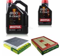 MANN-FILTER Inspection Set Motul 6L 5W-30 Pour VW Golf VII 1.4 TSI 1.2