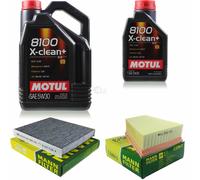 MANN-FILTER Inspection Set Motul 6L 5W-30 Pour VW Polo 1.9 TDI 1.4 1.8 GTI