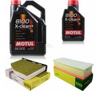 MANN-FILTER Inspection Set Motul 6L 5W-30 Pour VW Touran 2.0 TDI 16V 1.9 1.4