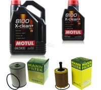 MANN-FILTER Inspection Set Motul 6L 5W-30 Pour VW Touran 2.0 TDI 16V 1.9 Caddy
