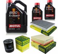 Mann-Filter Inspection Set Motul 7L 5W-30 pour Audi A6 2.4