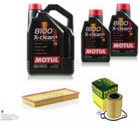Mann-Filter Inspection Set Motul 7L 5W-30 pour BMW Série 3er
