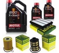 Mann-Filter Inspection Set Motul 7L 5W-30 pour Chevrolet Epica 2.0 de D