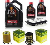 MANN-FILTER Inspection Set Motul 7L 5W-30 Pour Chevrolet Nubira Kombi Lacetti