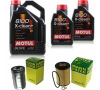 MANN-FILTER Inspection Set Motul 7L 5W-30 Pour Hyundai Santa Fé II 2.2 CRDi