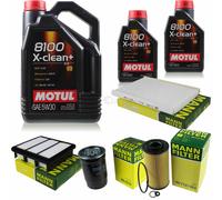 MANN-FILTER Inspection Set Motul 7L 5W-30 Pour KIA Cee'D Schrägheck 1.6 CRDi