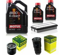 MANN-FILTER Inspection Set Motul 7L 5W-30 Pour Toyota Corolla Liftback 2.0