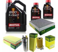 MANN-FILTER Inspection Set Motul 7L 5W-30 Pour VW Transporter VI Kasten 2.0