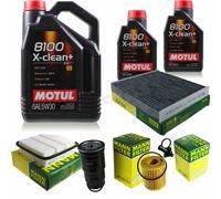MANN-FILTER Inspection Set Motul 7L Pour Toyota RAV 4 III 2.2 D 4WD