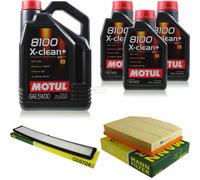 Mann-Filter Inspection Set Motul 8L 5W-30 pour BMW X3 2.5 Si xDrive25i 3.0