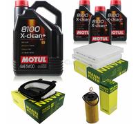 MANN-FILTER Inspection Set Motul 8L 5W-30 Pour BMW X3 XDRIVE20D XDRIVE30D