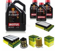 Mann-Filter Inspection Set Motul 8L 5W-30 pour Chevrolet Epica 2.0 D