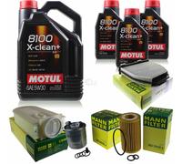 Mann-Filter Inspection Set Motul 8L 5W-30 pour Mercedes-Benz Classe C