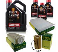 MANN-FILTER Inspection Set Motul 8L 5W-30 Pour Mercedes-Benz M-Klasse ML 250