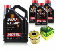Mann-Filter Inspection Set Motul 8L 5W-30 pour Nissan Interstar Bus DCI