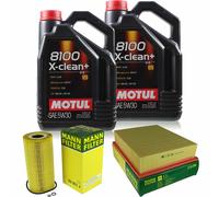 MANN-FILTER Inspection Set Motul 9L 5W-30 Pour Mercedes-Benz Vito Bus 110 TD