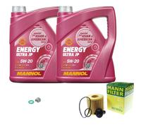 Mann-Filter Inspektionspakete mannol 10 L Énergie 5W-20 pour Toyota Rav 4 IV 2.5