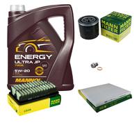 Mann-Filter Inspektionspakete mannol 5L Énergie 5W-20 pour Kia Rio III 1.4 CVVT