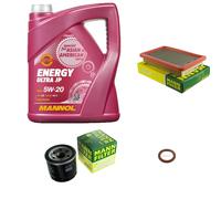 Mann-Filter Inspektionspakete mannol 5L Énergie 5W-20 pour Mazda MX-5 II 1.6