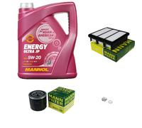 Mann-Filter Inspektionspakete mannol 5L Énergie Ultra JP 5W-20 pour Kia Cerato