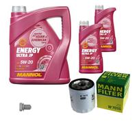 Mann-Filter Inspektionspakete mannol 7 L Énergie 5W-20 pour Ford Mondeo IV 2.3