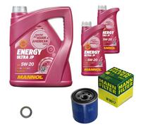 Mann-Filter Inspektionspakete mannol 7 L Énergie 5W-20 pour Hyundai i30 1.4