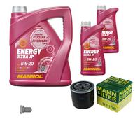 Mann-Filter Inspektionspakete mannol 7 L Énergie 5W-20 pour Hyundai Sonata V 2.4