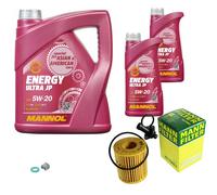 Mann-Filter Inspektionspakete mannol 7 L Énergie 5W-20 pour Lexus Is II 250 450h