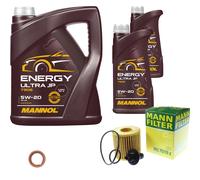 Mann-Filter Inspektionspakete mannol 7 L Énergie 5W-20 pour Lexus Rx 450h AWD