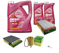 Mann-Filter Inspektionspakete mannol 7 L Énergie 5W-20 pour Mazda 6 Combi / 2.5