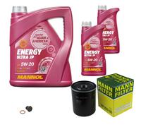 Mann-Filter Inspektionspakete mannol 7 L Énergie 5W-20 pour Mazda 626 III 2.0 D'