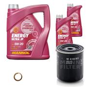 Mann-Filter Inspektionspakete mannol 7 L Énergie 5W-20 pour Nissan Prairie M10