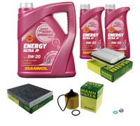 Mann-Filter Inspektionspakete mannol 7 L Énergie 5W-20 pour Toyota De Verso 1.8
