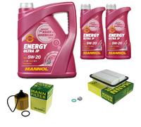 Mann-Filter Inspektionspakete mannol 7 L Énergie 5W-20 pour Toyota Verso 1.8