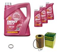 Mann-Filter Inspektionspakete mannol 8 L Énergie 5W-20 pour BMW 7er 735i Il De