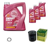 Mann-Filter Inspektionspakete mannol 8 L Énergie 5W-20 pour MG Mgf 1.8i 16V