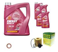 Mann-Filter Inspektionspakete mannol 9 L Énergie 5W-20 pour Lexus Rx 450h AWD