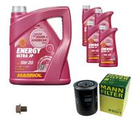 Mann-Filter Inspektionspakete mannol 9 L Énergie 5W-20 pour Nissan Patrol Gr