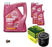 Mann-Filter Inspektionspakete mannol 9 L Énergie 5W-20 pour Nissan Pick-Up 2.4