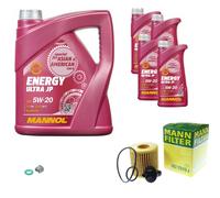 Mann-Filter Inspektionspakete mannol 9 L Énergie 5W-20 pour Toyota Rav 4 IV 2.5